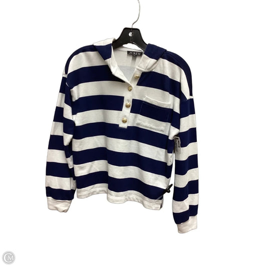 Top Long Sleeve By J. Crew In Striped Pattern, Size: Xs