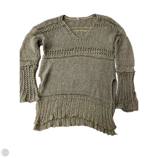 Sweater By Free People In Green, Size: M