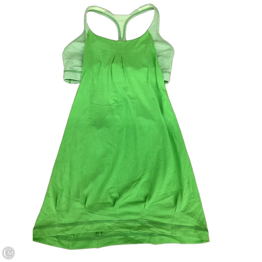 Athletic Tank Top By Lululemon In Green, Size: 6