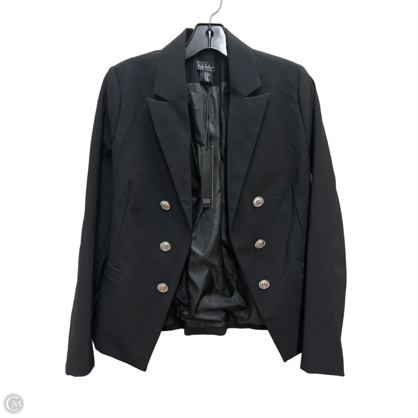 Blazer By Nicole Miller In Black, Size: Xs