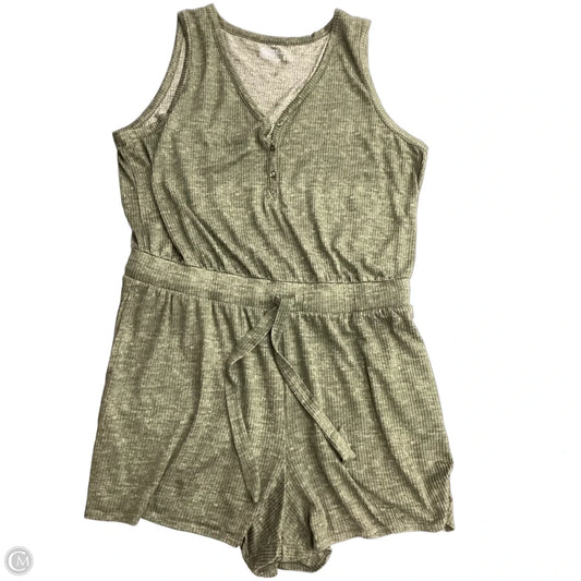 Romper By Jockey In Green, Size: 3x
