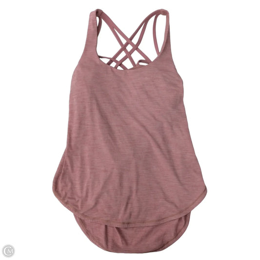 Athletic Tank Top By Lululemon In Red, Size: 8
