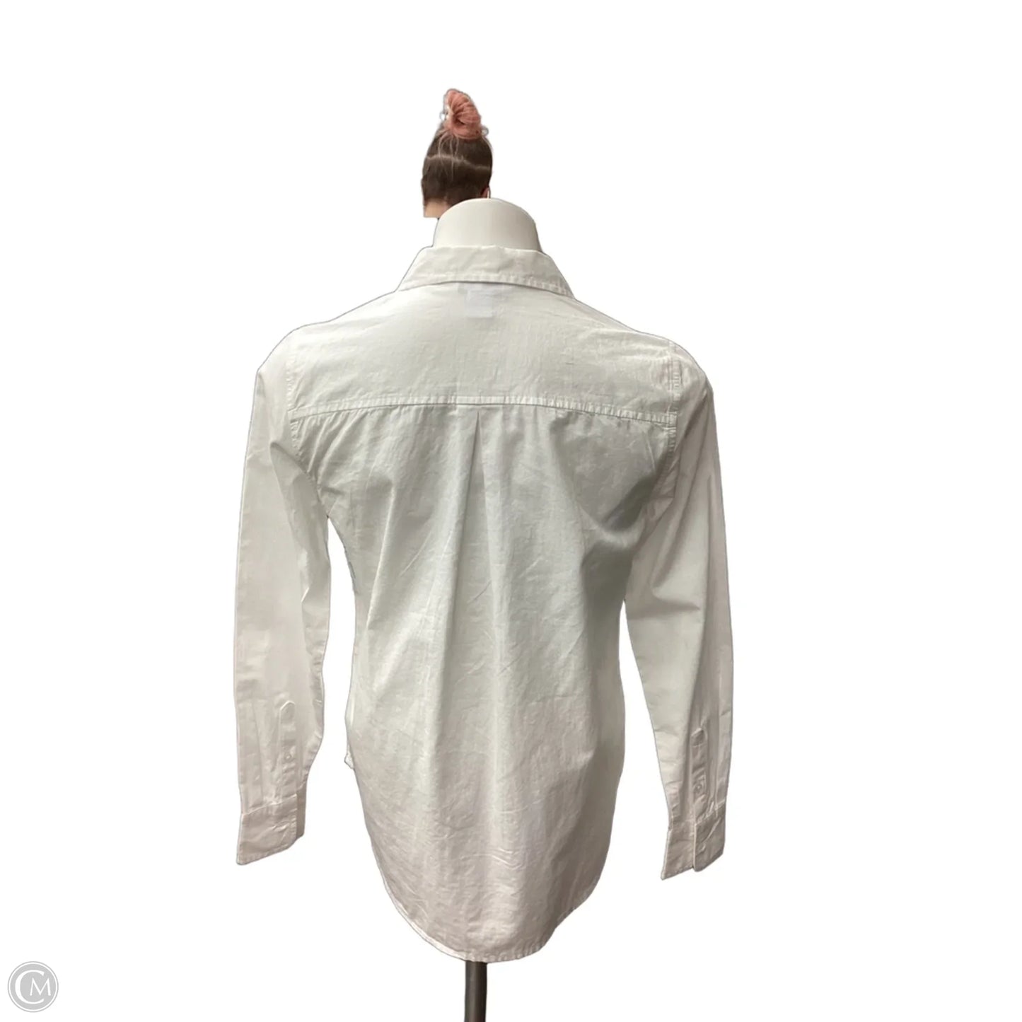 Top Long Sleeve By Old Navy In White, Size: Xs