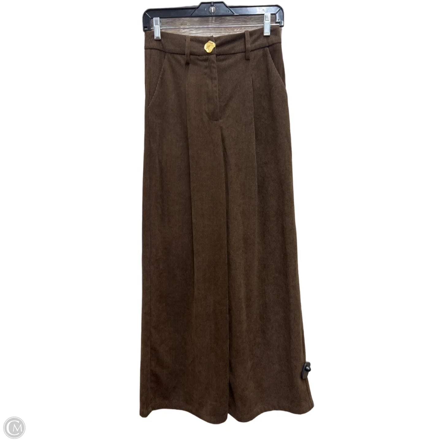Pants Corduroy By Commense In Brown, Size: Xs
