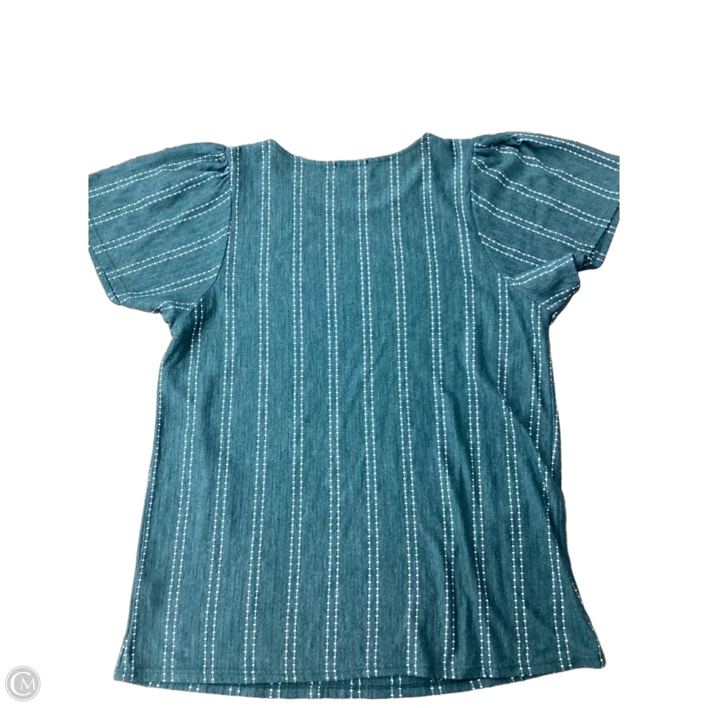 Top Short Sleeve By W5 In Green, Size: L
