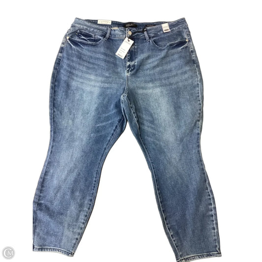 Jeans Boyfriend By Judy Blue In Blue Denim, Size: 24