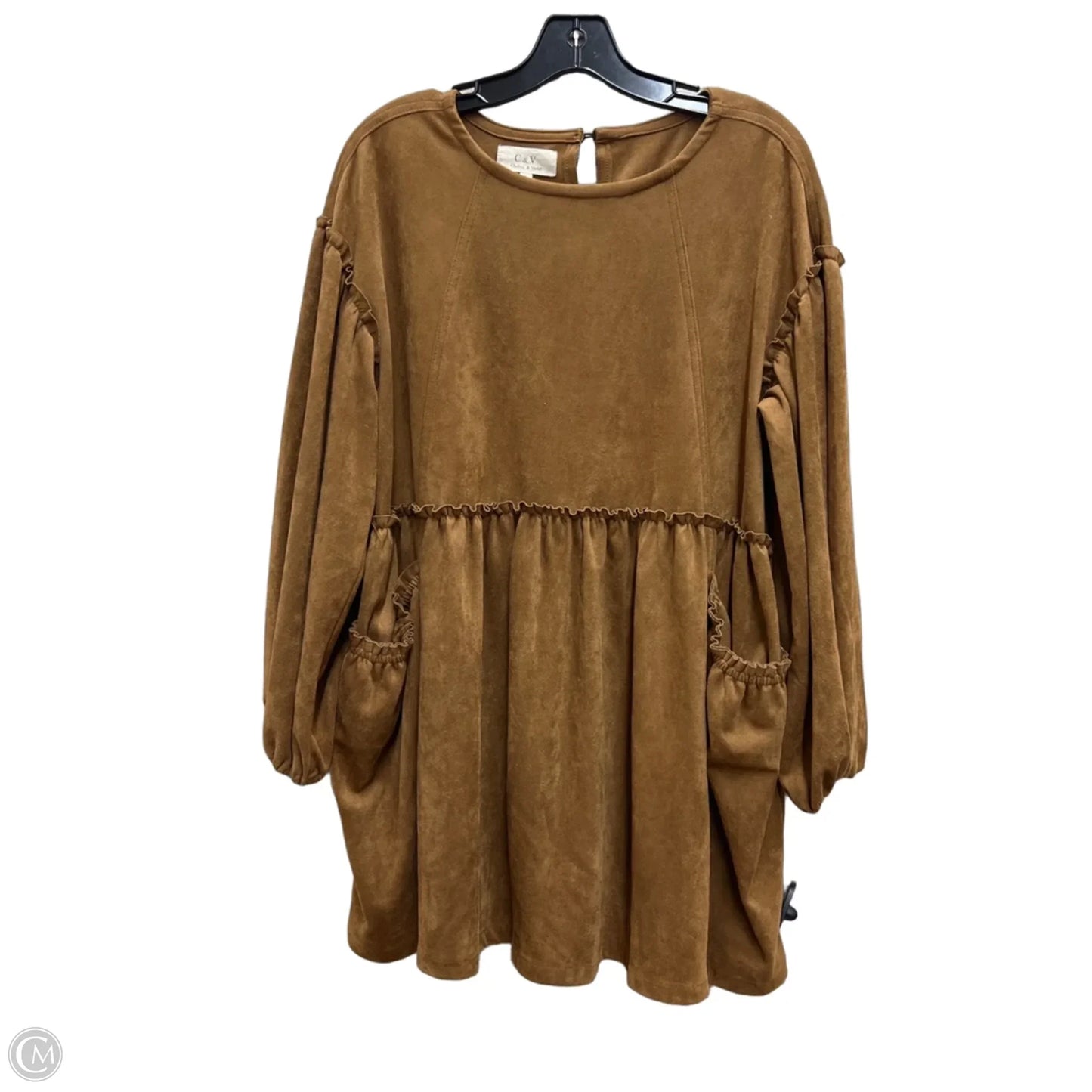 Dress Casual Short By Chelsea And Violet In Tan, Size: L