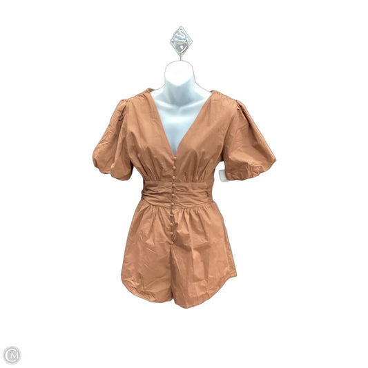 Romper By Day + Moon In Brown, Size: S