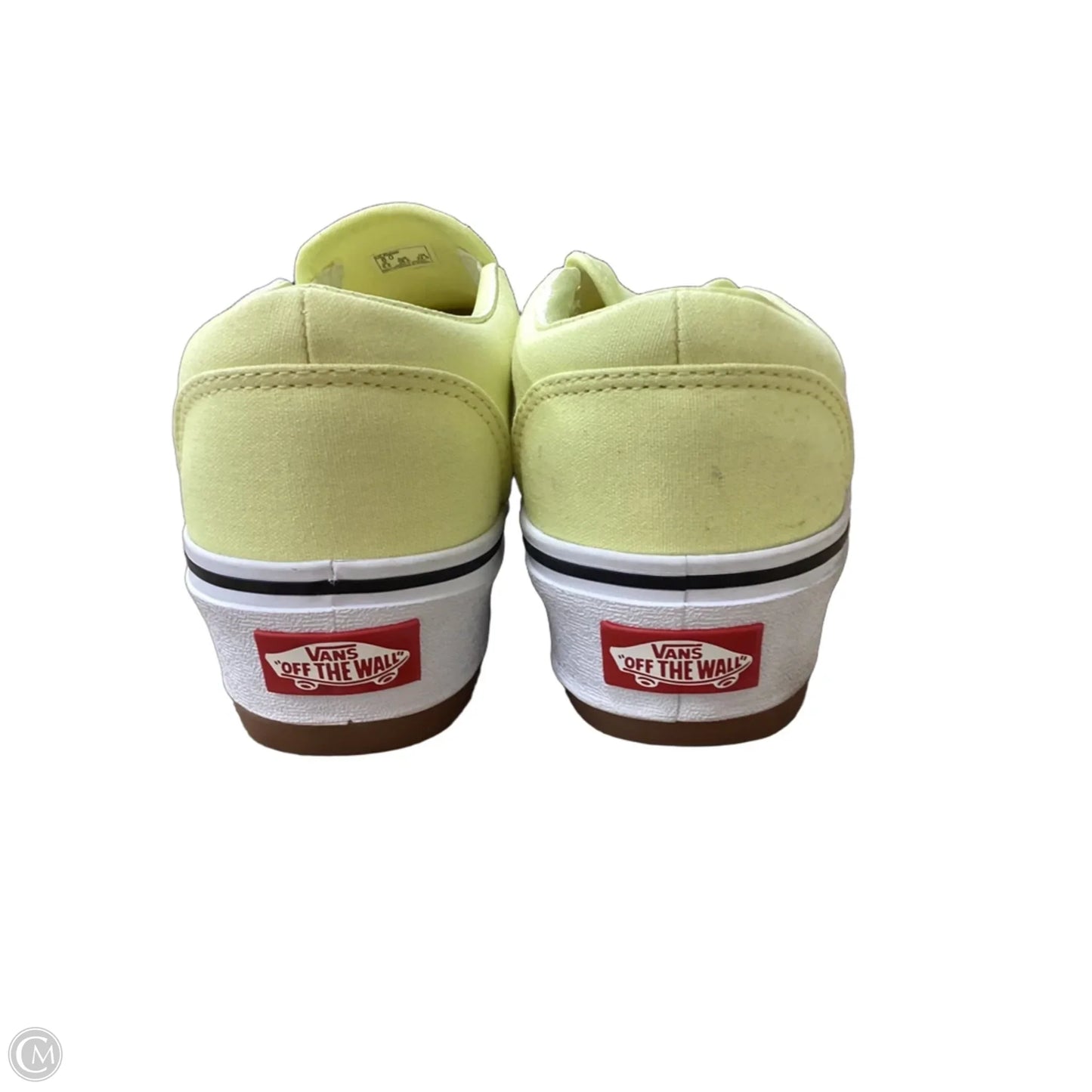 Shoes Sneakers Platform By Vans In Yellow, Size: 8