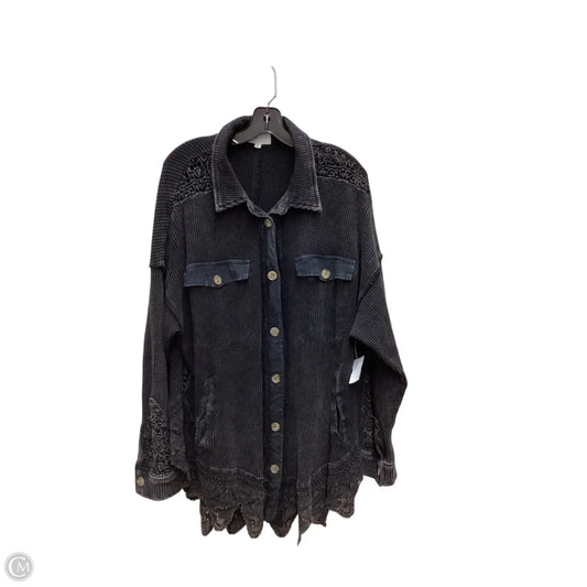 Top Long Sleeve By Oli & Hali In Black, Size: L
