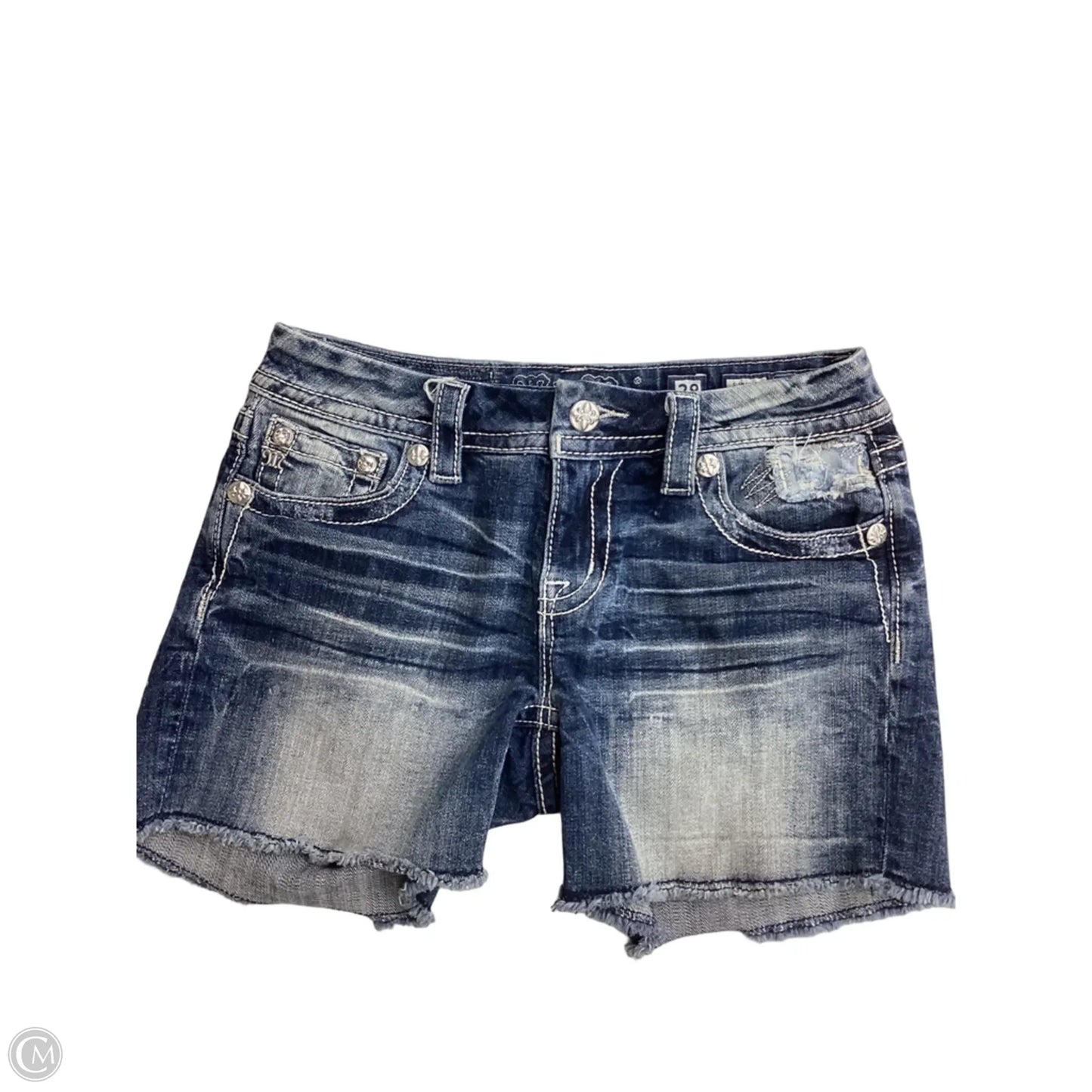 Shorts By Miss Me In Blue Denim, Size: 6
