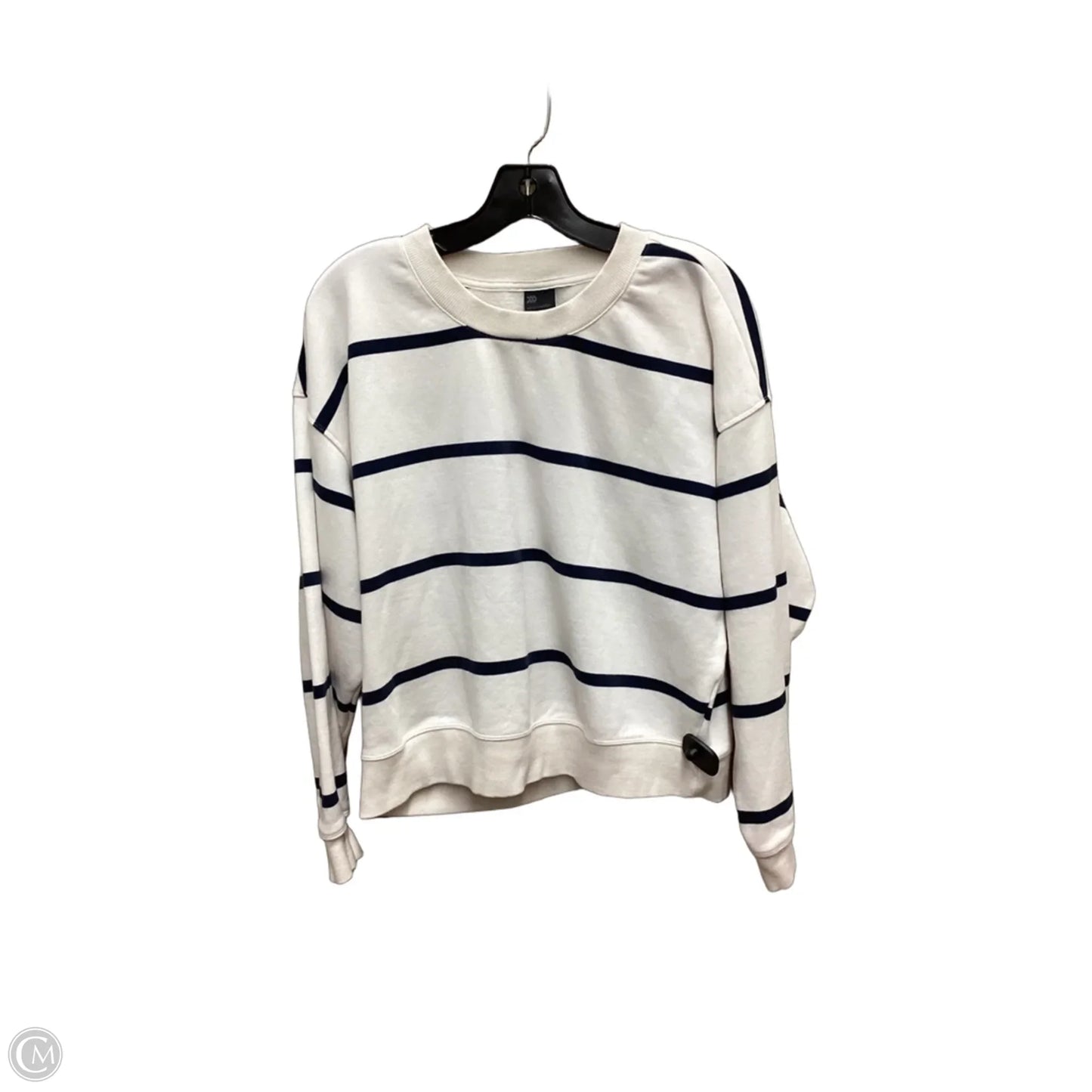 Sweatshirt Crewneck By All In Motion In Striped Pattern, Size: M