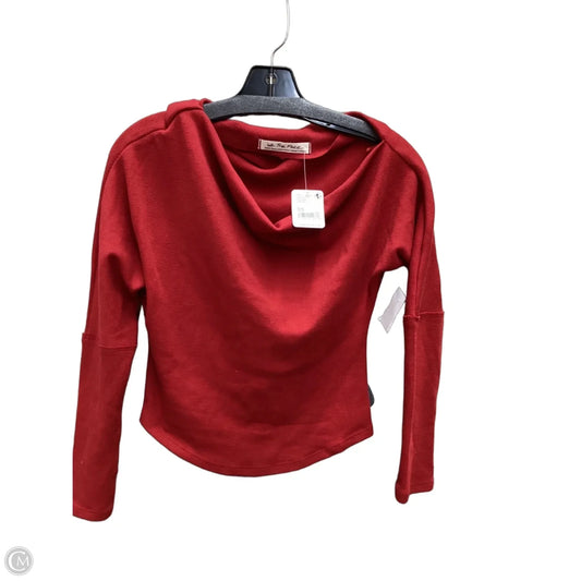 Top Long Sleeve By We The Free In Red, Size: Xs