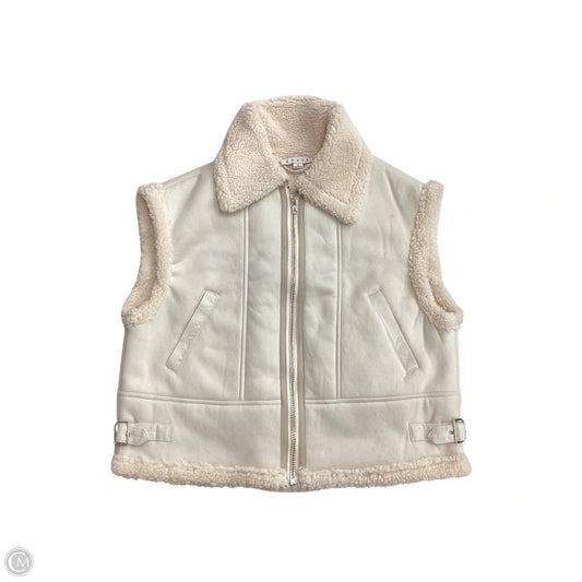 Vest Faux Fur & Sherpa By Hyfve In Ivory, Size: S