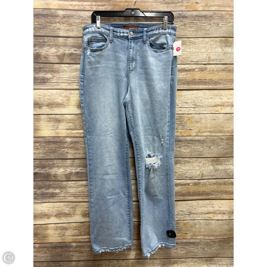 Jeans Straight By Judy Blue In Blue Denim, Size: 8
