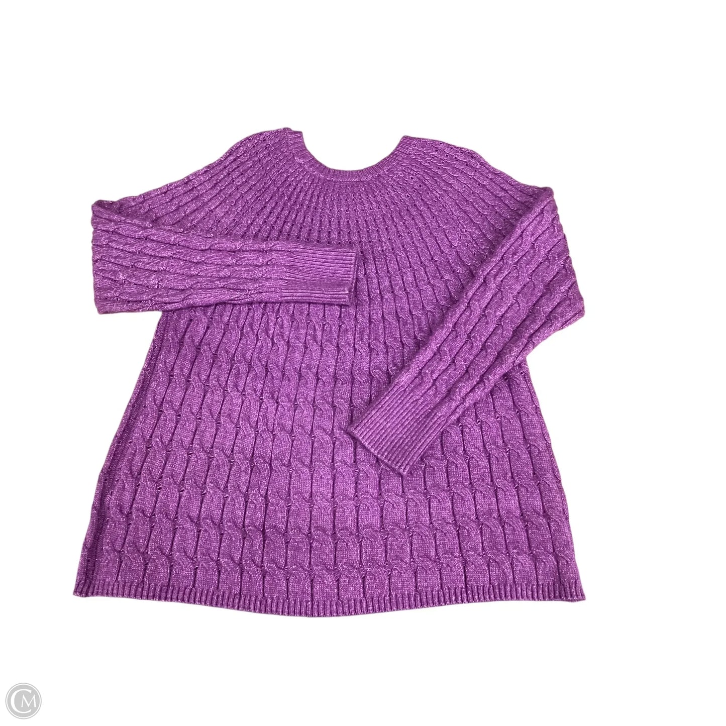 Sweater By Lane Bryant In Purple, Size: 1x