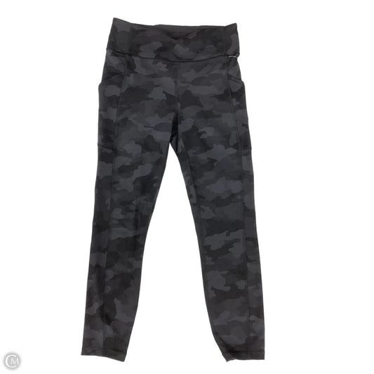 Athletic Leggings By Lululemon In Camouflage Print, Size: 8