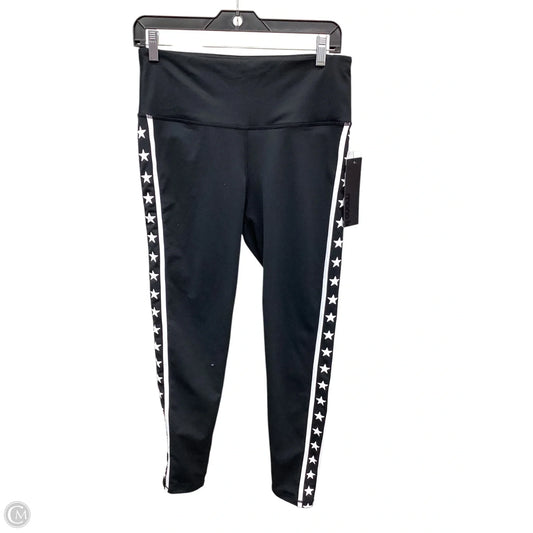 Athletic Leggings By Mono B In Black & White, Size: L