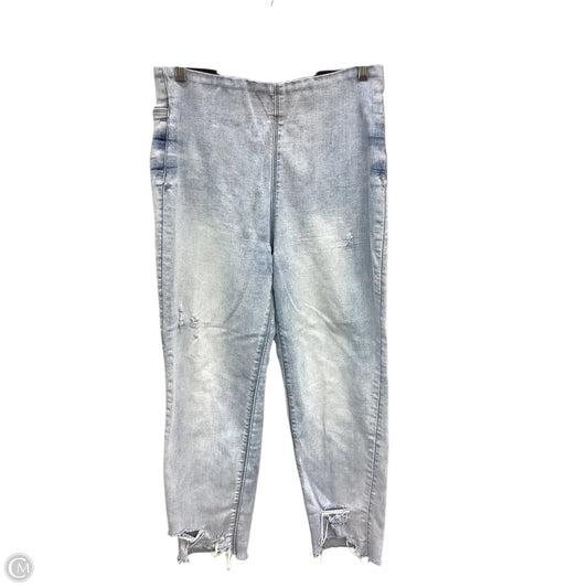Jeans Cropped By Risen In Blue Denim, Size: M