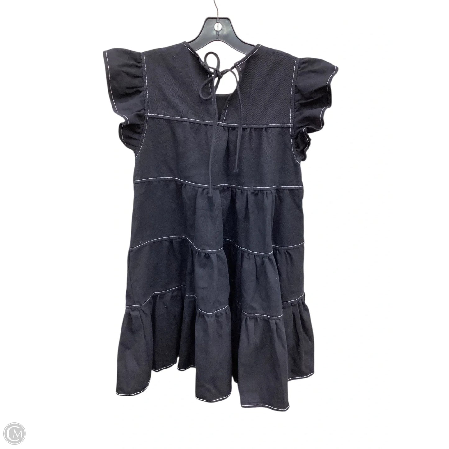 Dress Casual Short By Cmc In Black Denim, Size: S