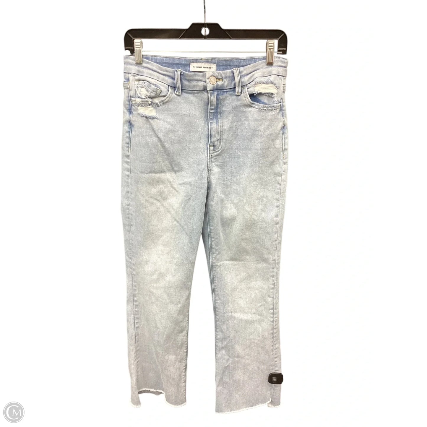 Jeans Straight By Flying Monkey In Blue Denim, Size: 6