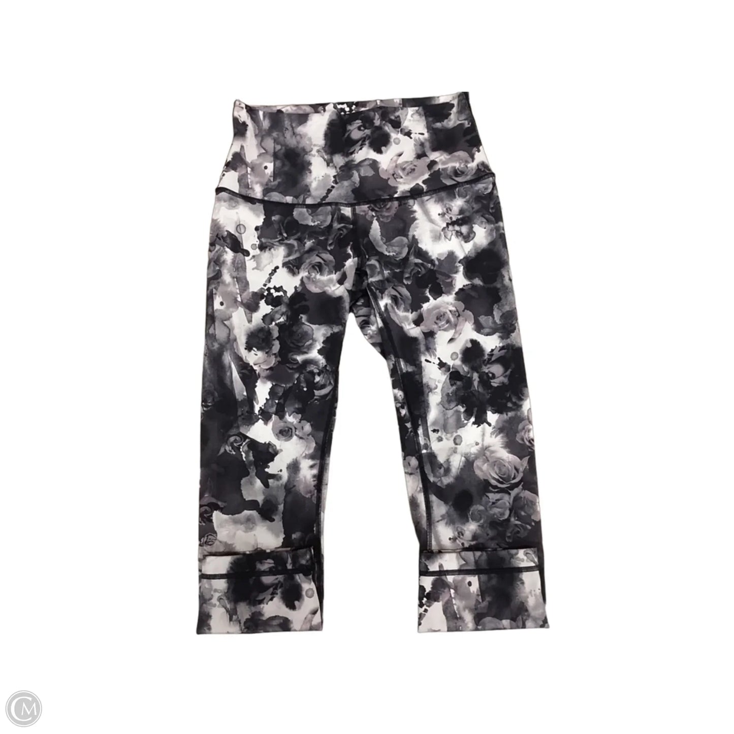 Athletic Capris By Lululemon In Floral Print, Size: 6