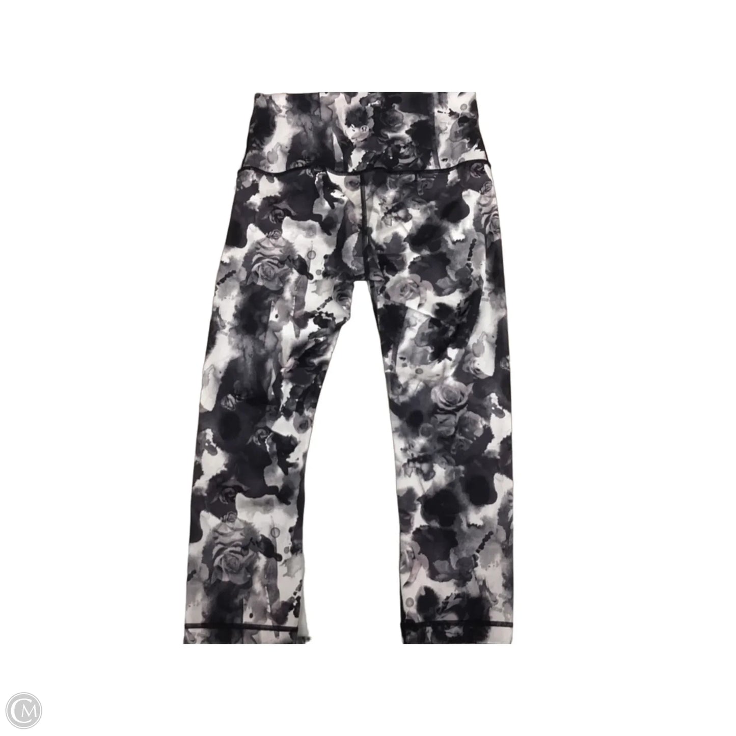 Athletic Capris By Lululemon In Floral Print, Size: 6