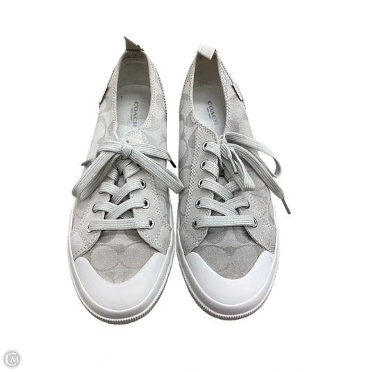 Shoes Designer By Coach In Taupe, Size: 9.5