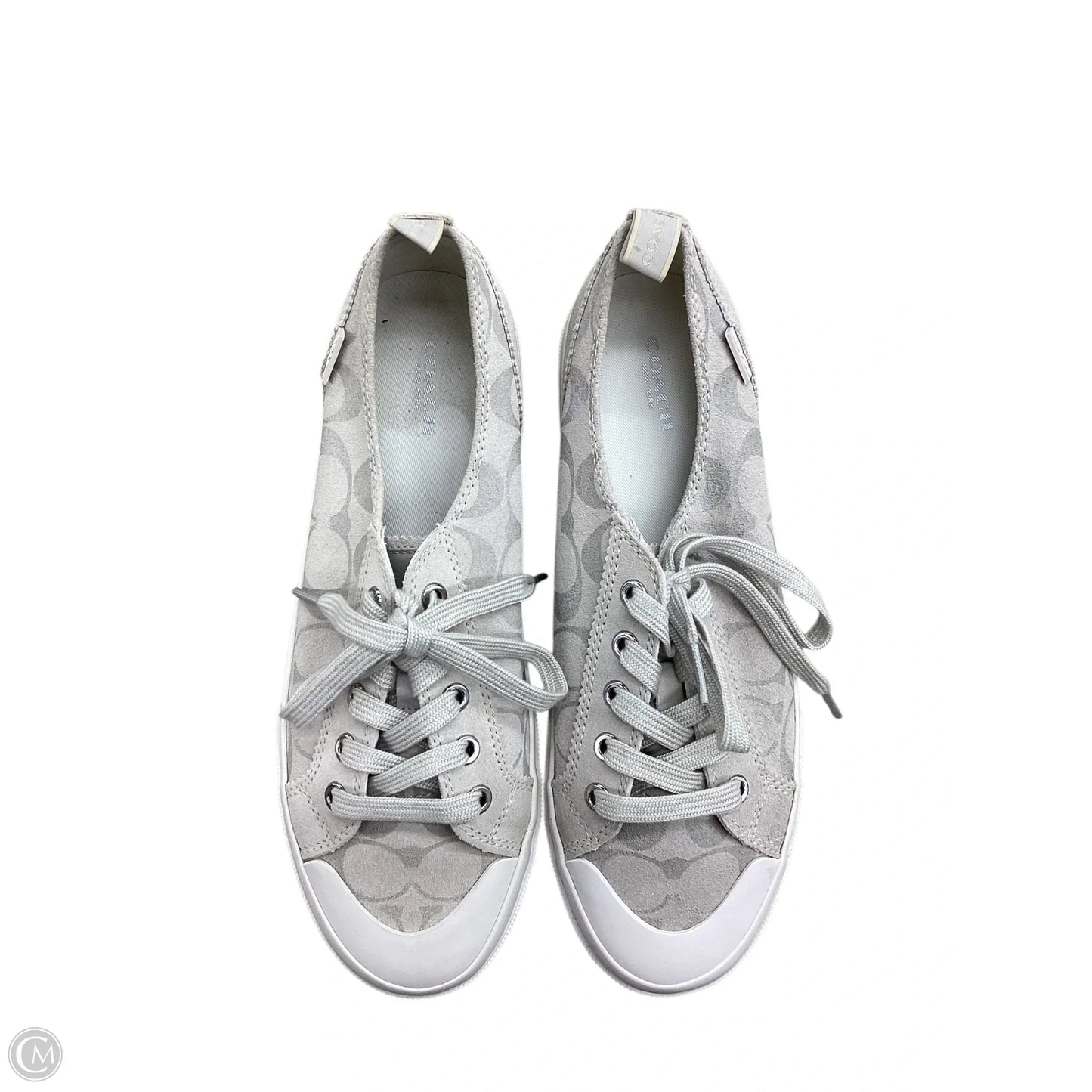 Shoes Designer By Coach In Taupe, Size: 9.5