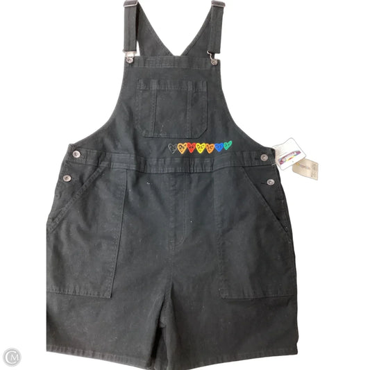 Shortalls By Target In Black, Size: Xl