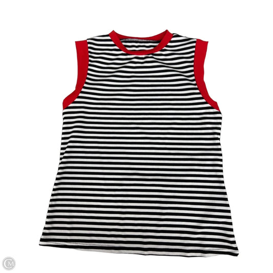 Top Sleeveless Basic By Shein In Striped Pattern, Size: S
