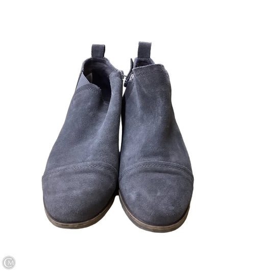 Boots Leather By Toms In Grey, Size: 10