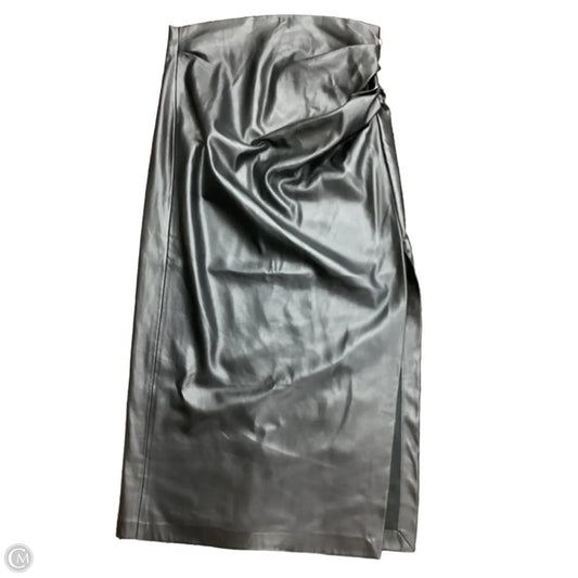 Skirt Midi By Zara In Black, Size: M