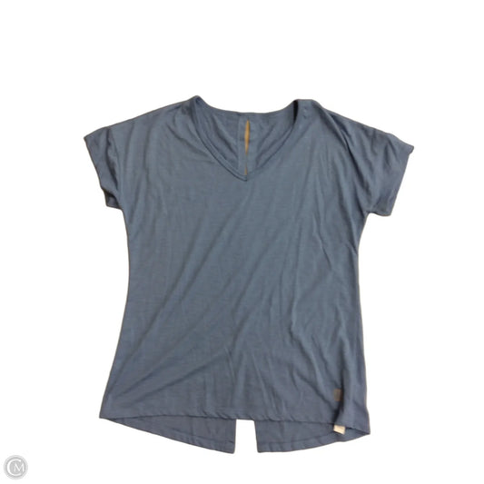Athletic Top Short Sleeve By Balance Collection In Blue, Size: S