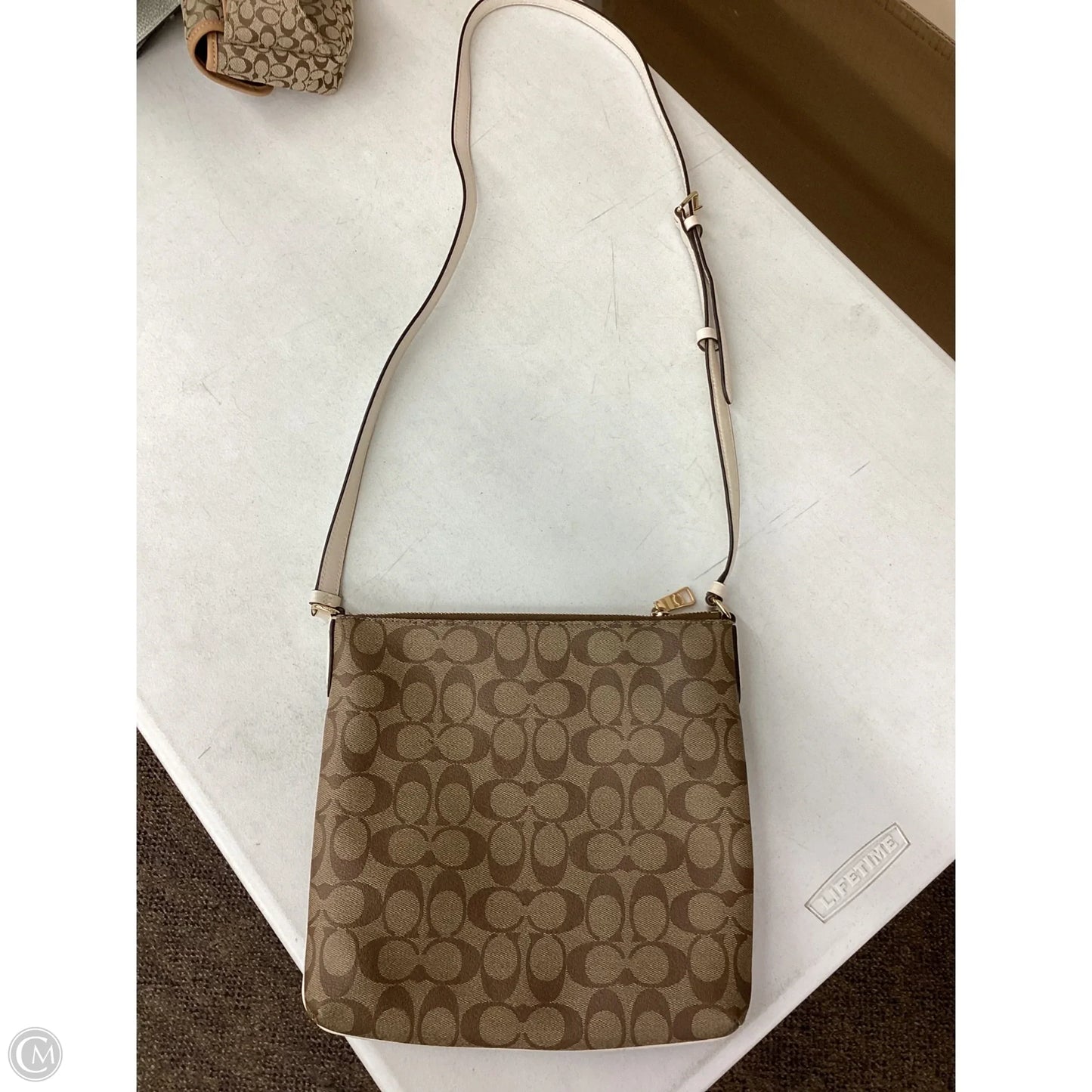 Crossbody Designer By Coach, Size: Medium
