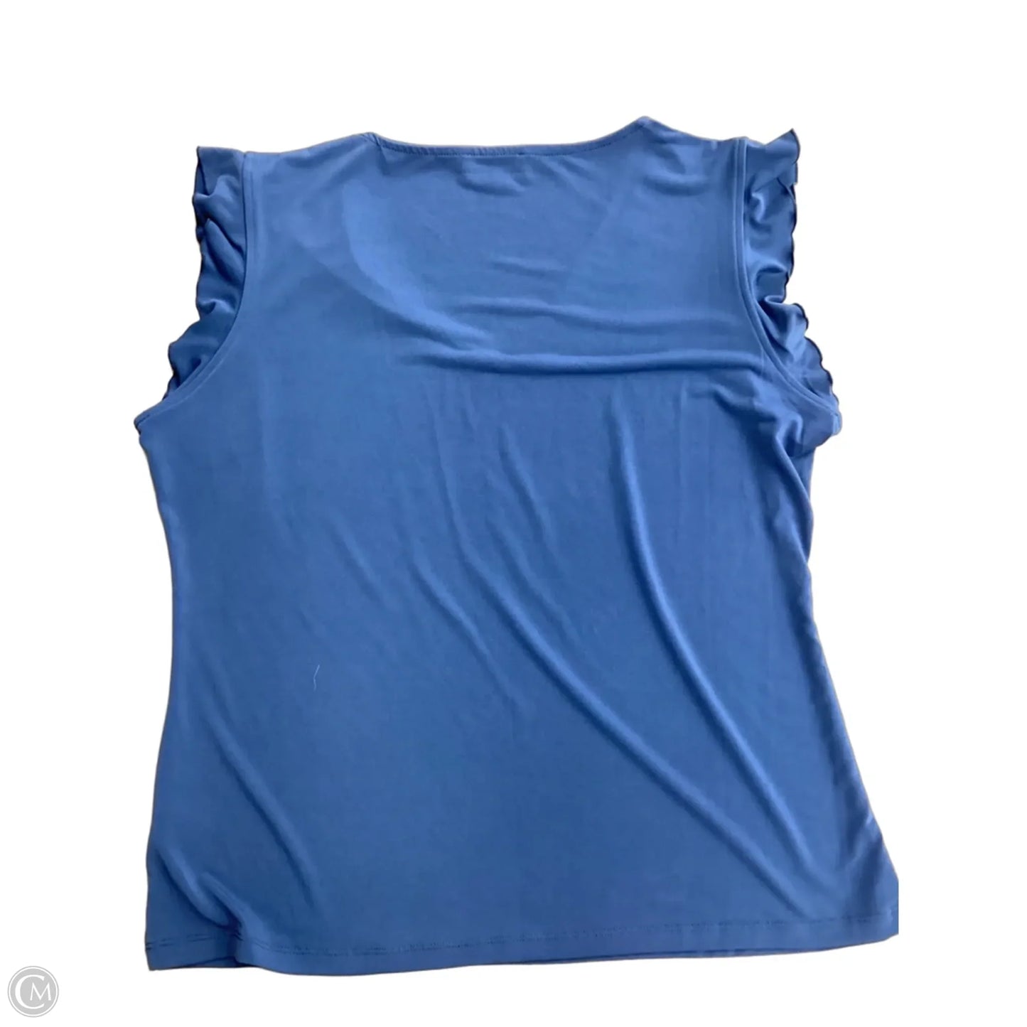 Top Sleeveless By Calvin Klein In Blue, Size: Xl