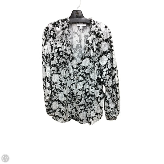Top Long Sleeve By Clothes Mentor In Floral Print, Size: Xl