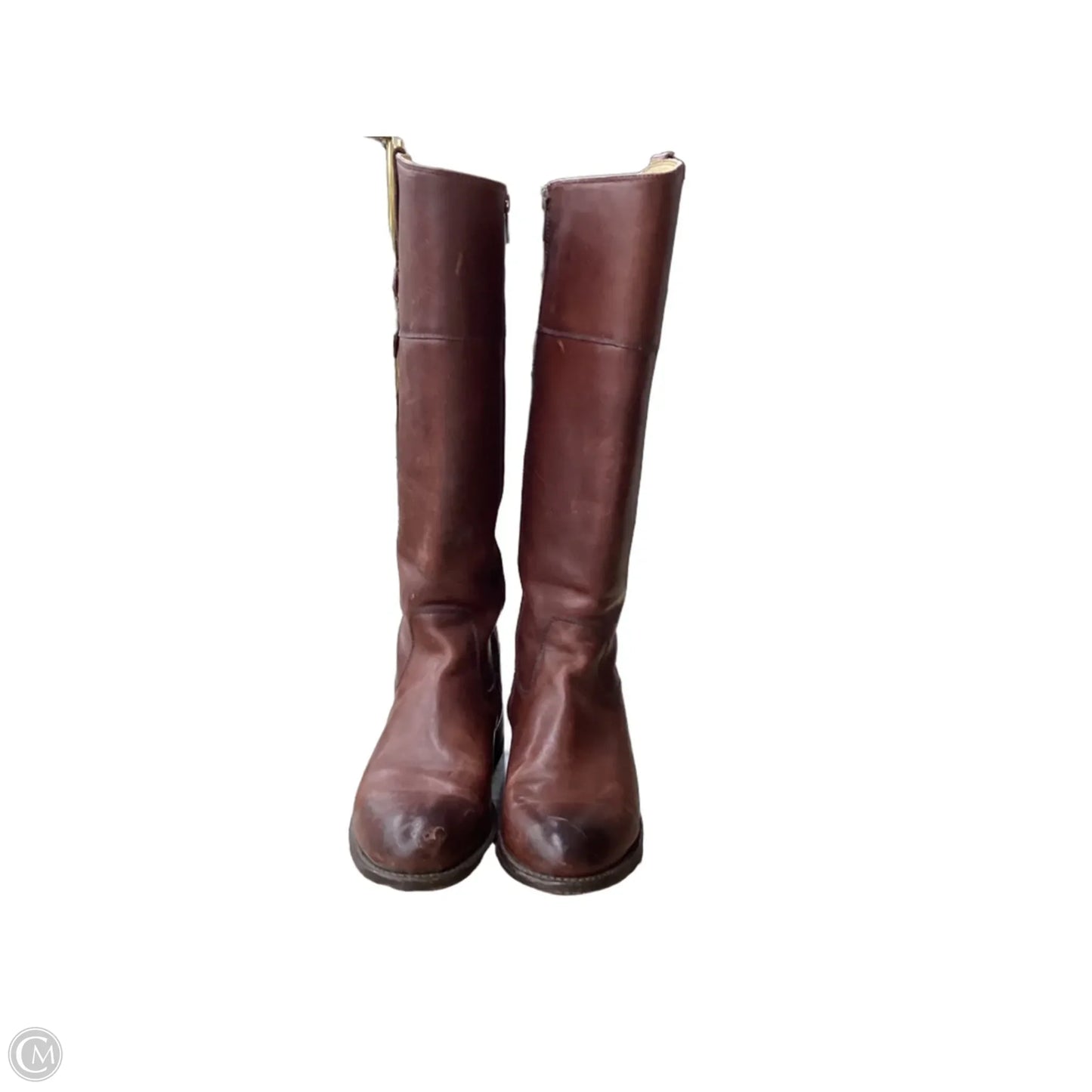 Boots Designer By Frye In Brown, Size: 7.5