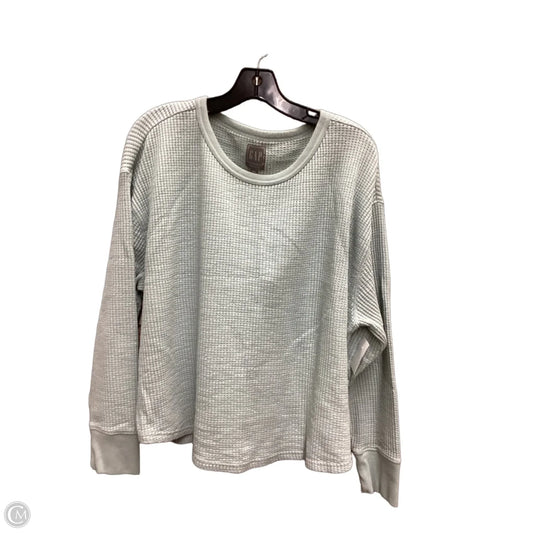 Top Long Sleeve By Gap In Green, Size: Xxl