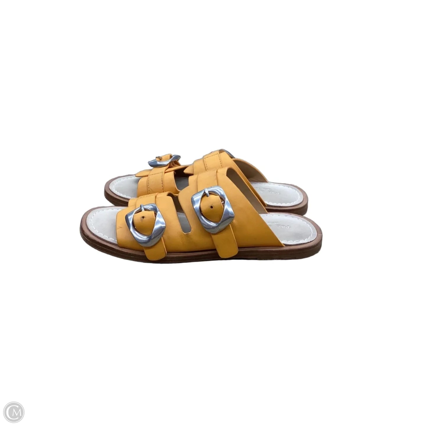 Sandals Flats By Rag And Bone In Yellow, Size: 7.5