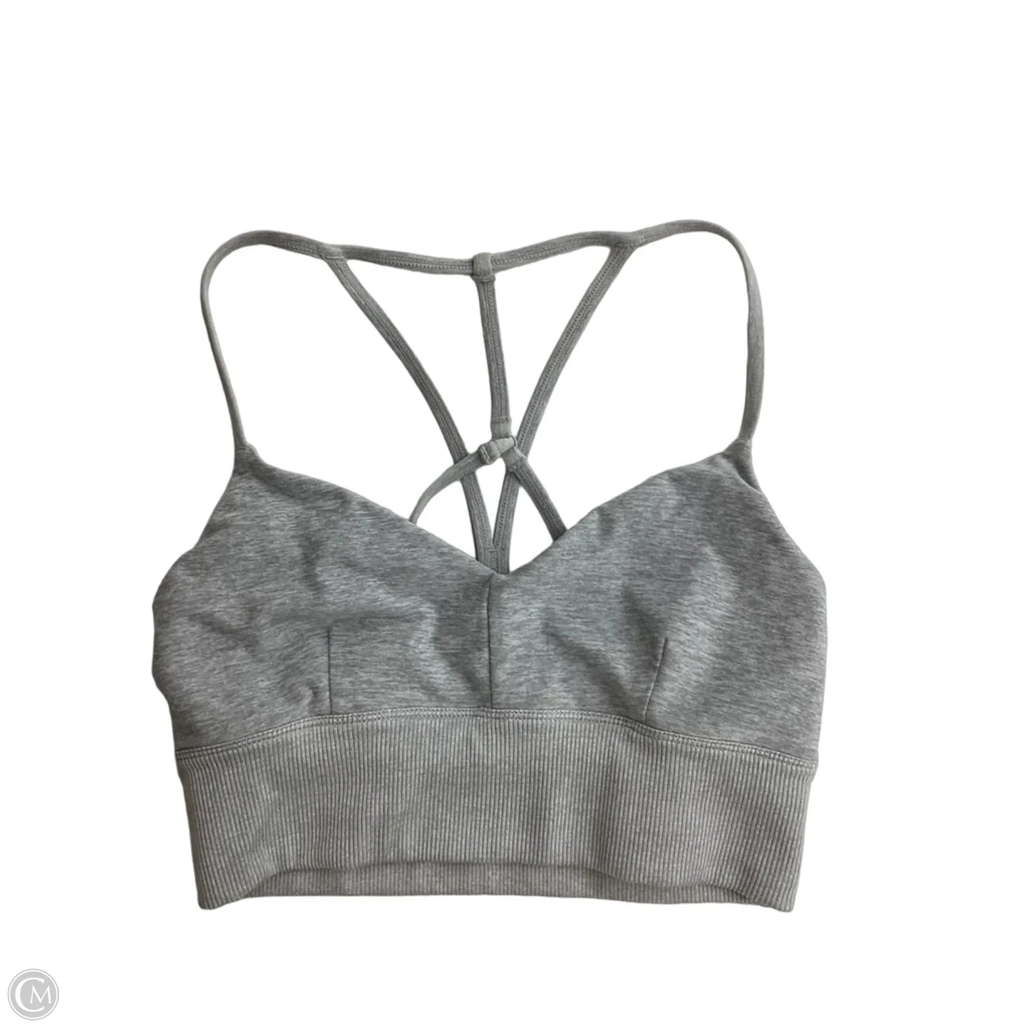 Athletic Bra By Alo In Grey, Size: S
