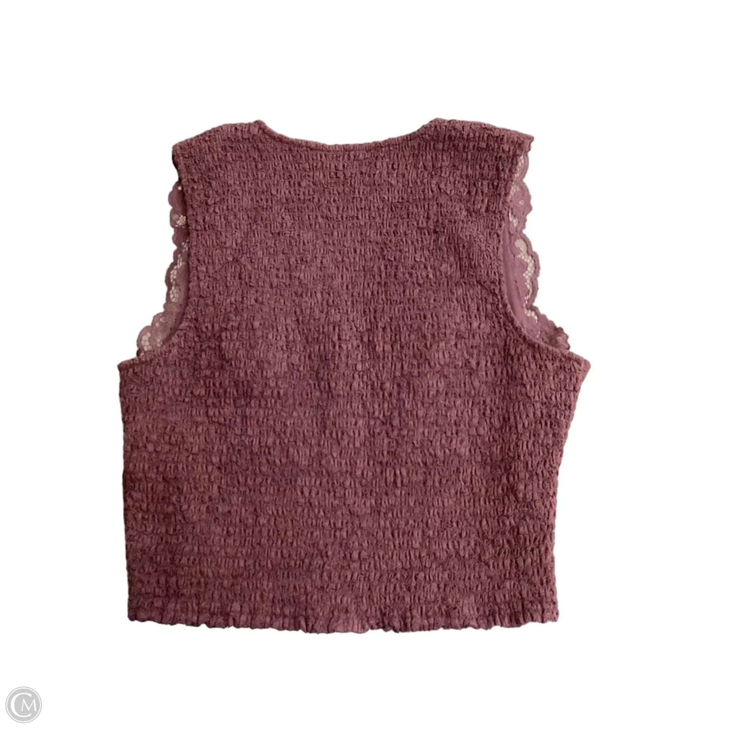 Top Sleeveless By Express In Brown, Size: L
