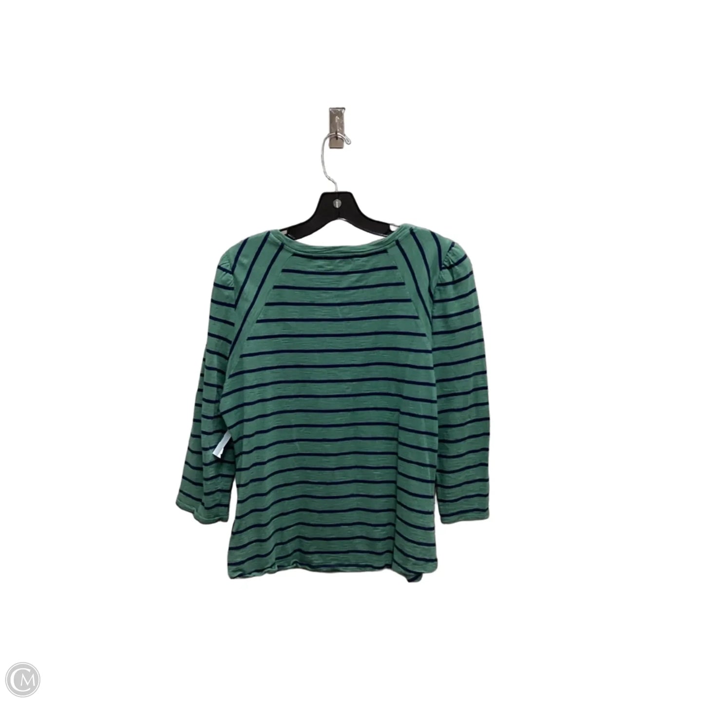 Top 3/4 Sleeve By White House Black Market In Green, Size: L