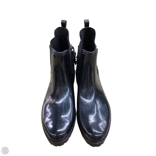 Boots Ankle Flats By Clothes Mentor In Black, Size: 9