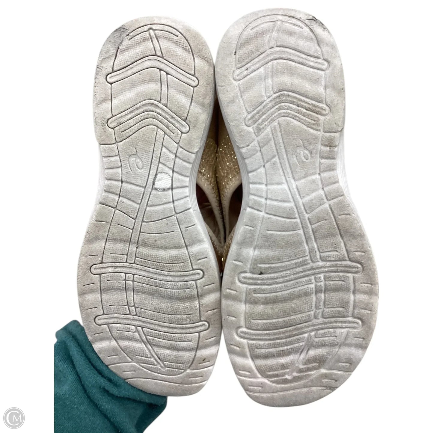 Sandals Flats By Easy Spirit In Gold, Size: 7