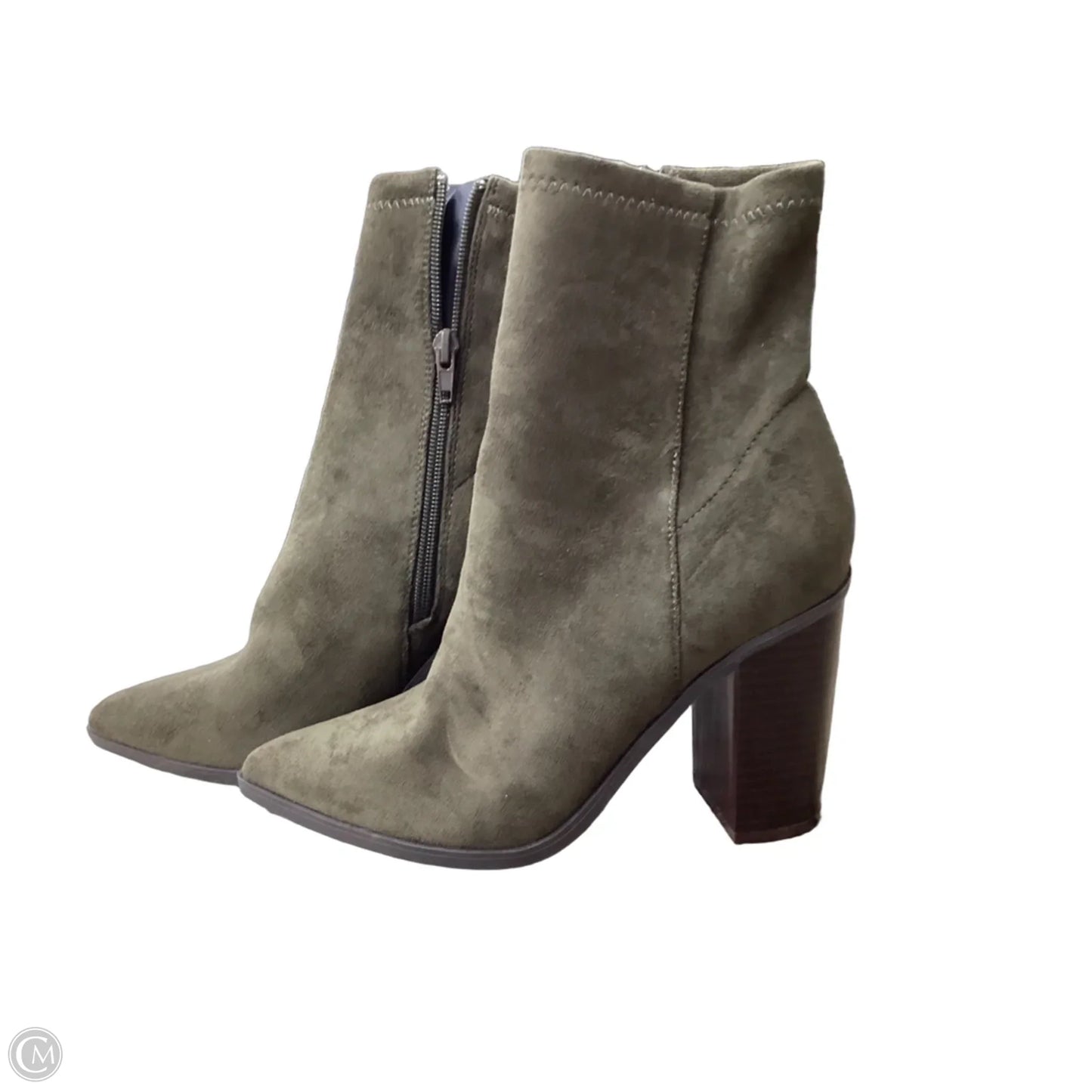 Boots Ankle Heels By Comfort Casual In Rose Gold, Size: 9
