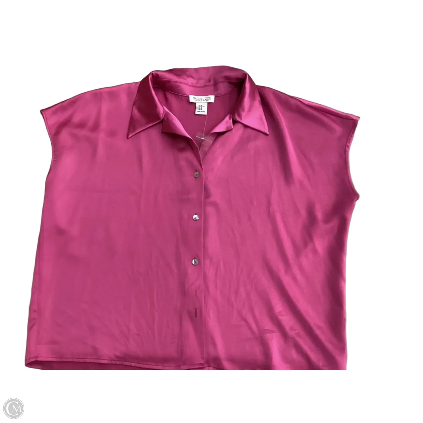 Blouse Sleeveless By Rachel Zoe In Pink, Size: Xl