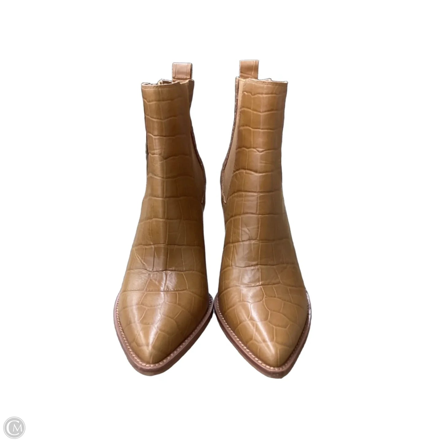 Boots Mid-calf Heels By Vince Camuto In Brown, Size: 10