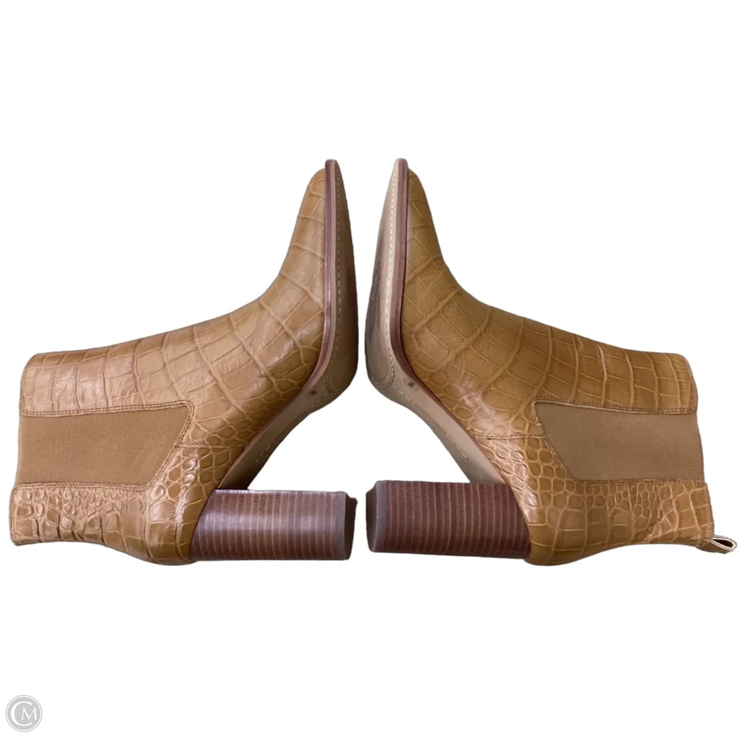 Boots Mid-calf Heels By Vince Camuto In Brown, Size: 10