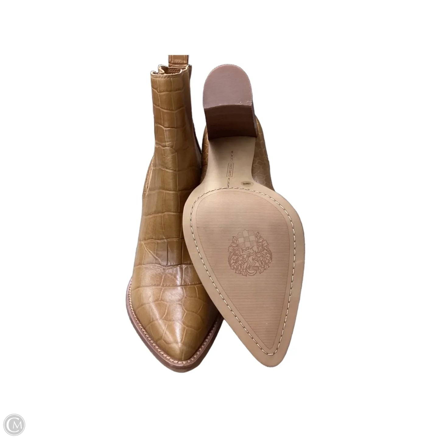 Boots Mid-calf Heels By Vince Camuto In Brown, Size: 10